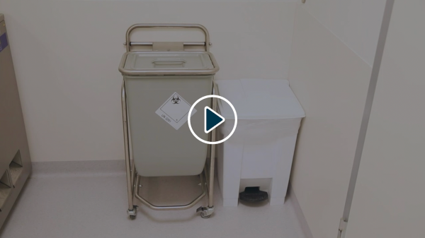 病院内廃棄処理学習インタラクティブ動画サムネイル